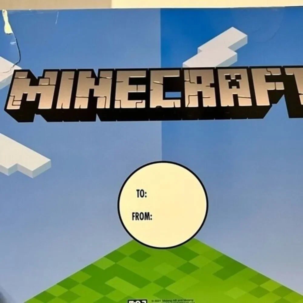 New Minecraft Boy's 12‎ Days of Socks Advent Box